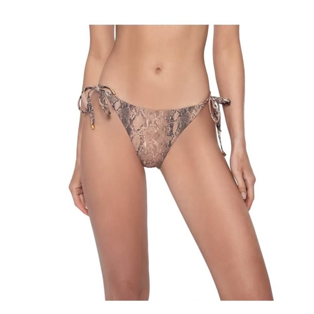 Pilyq Pq Swim Snakeskin Python Reversible Bikini … - image 2